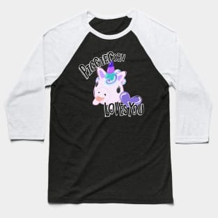 PiggieCorn Loves You! Baseball T-Shirt